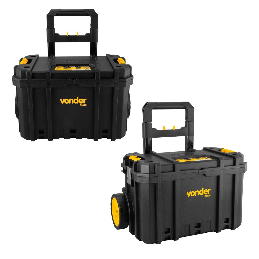 Caixa plástica para ferramentas c/ rodas CRV700 VONDER PLUS em Oferta na Shopee