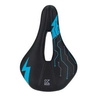 Selim Banco Kalf Potenza Vazado Bicicletas Speed Mtb Azul