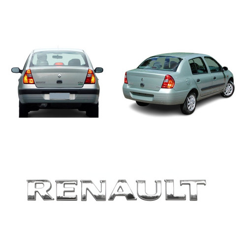 Emblema Renault Do Porta Malas Clio Ii Kangoo