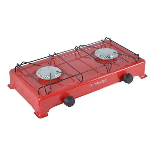 Fogão Camping 2 Bocas Araceba Modelo Acf-0101 Vermelho