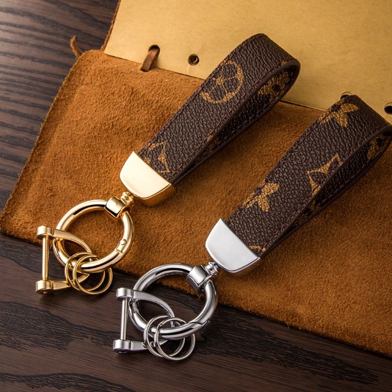 Chaveiro com padrão de couro, chaveiro de alta qualidade, masculino, exclusivo, criativo, pingente de corrente, chave de em Oferta na Shopee