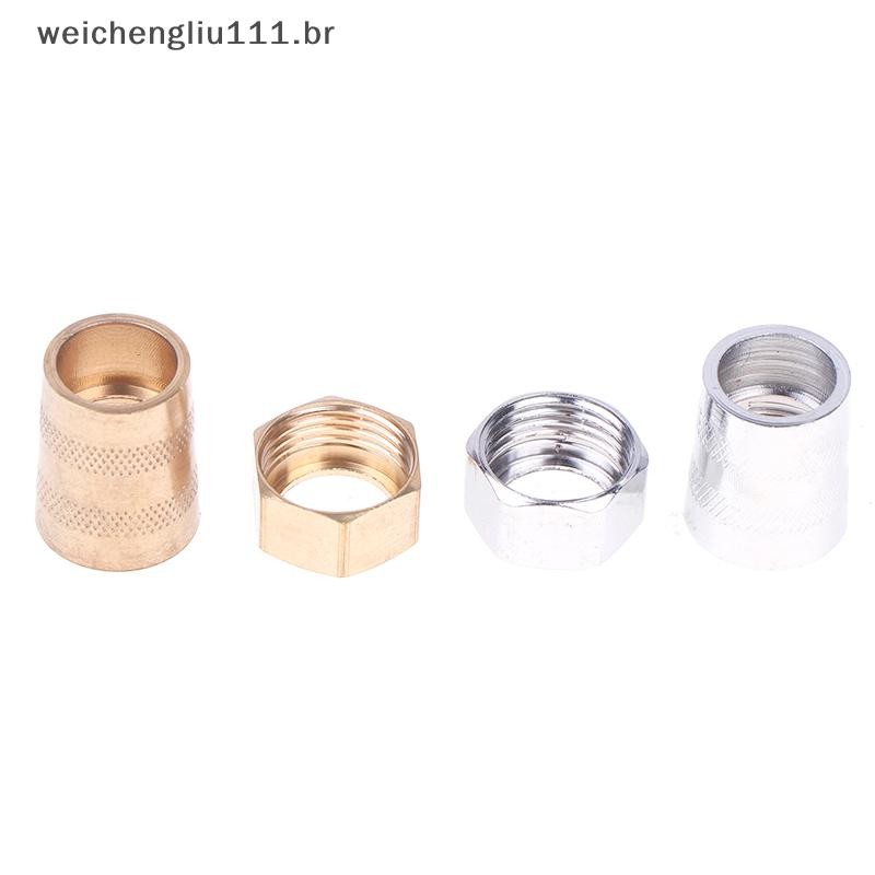 # weicheng 1 Peça Novo Conector De Porca De Mangueira De Chuveiro Conexão De Tubo De Entrada De Água Interface Bico Para