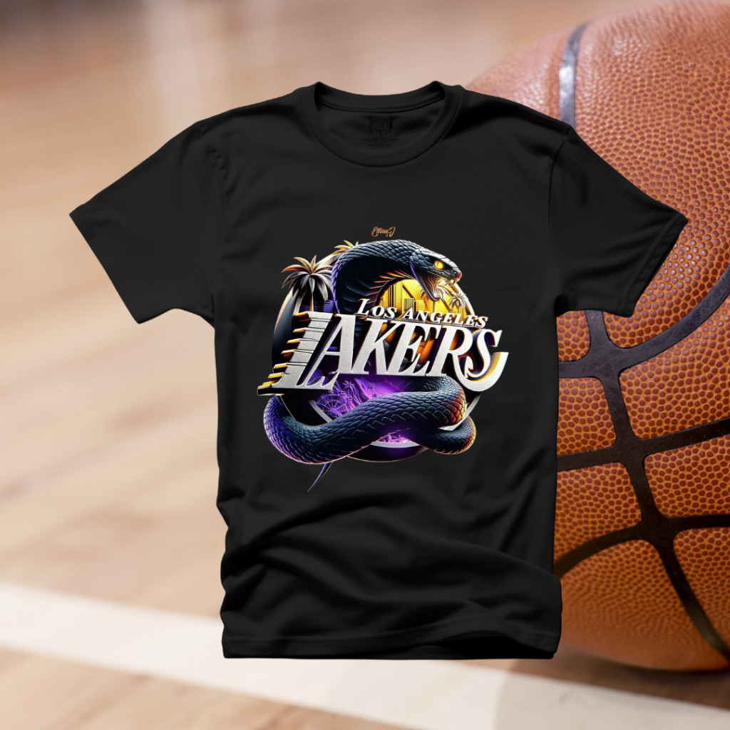 Camiseta Lakers time Basquetebol Americano Camisa t-shirt Blusa unissex 100% Algodão
