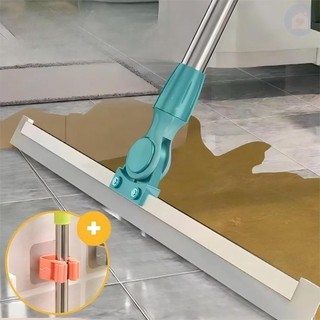 Rodo de Silicone Para Limpeza de Piso Vidros Com Gancho Secos e Molhados Uso Duplo Vassoura Mágica
