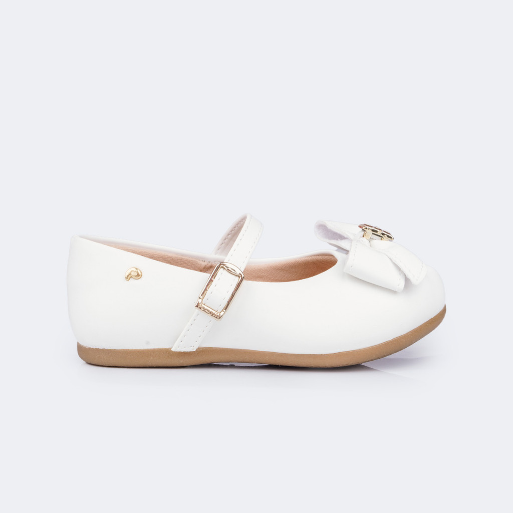 Sapato Infantil Feminino Mini Angel Enfeite Strass Preto Verniz Pampili em Oferta na Shopee