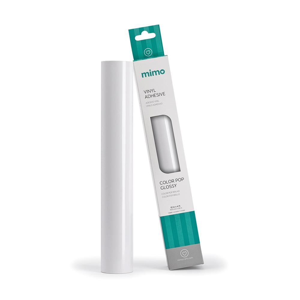 Adesivo Vinil Color Pop Brilho - Branco Neve - Mimo - 30,5 cm x 1,22 m - 1 Und em Oferta na Shopee
