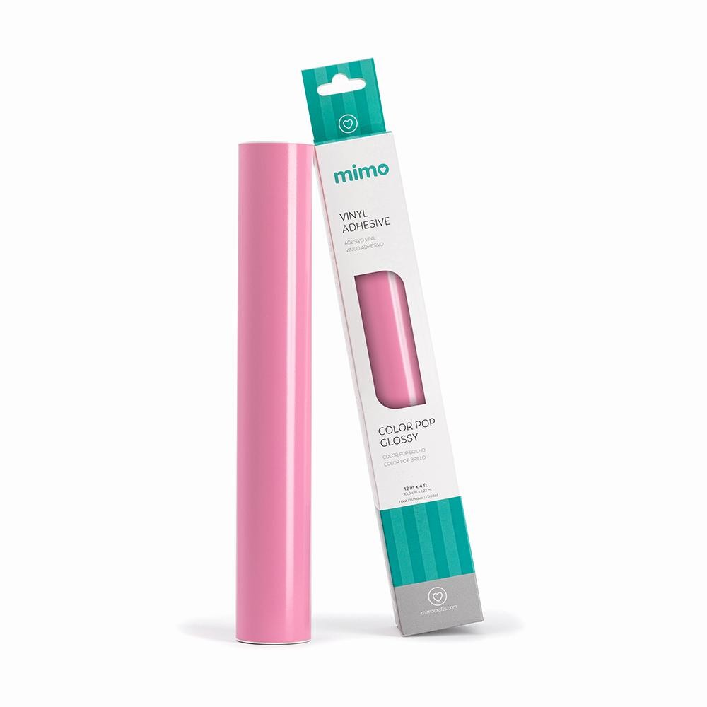 Adesivo Vinil Color Pop Brilho - Rosa Chiclete - Mimo - 30,5 cm x 1,22 m - 1 Und em Oferta na Shopee