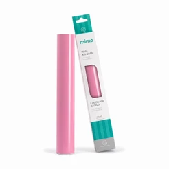 Adesivo Vinil Color Pop Brilho - Rosa Chiclete - Mimo - 30,5 cm x 1,22 m - 1 Und