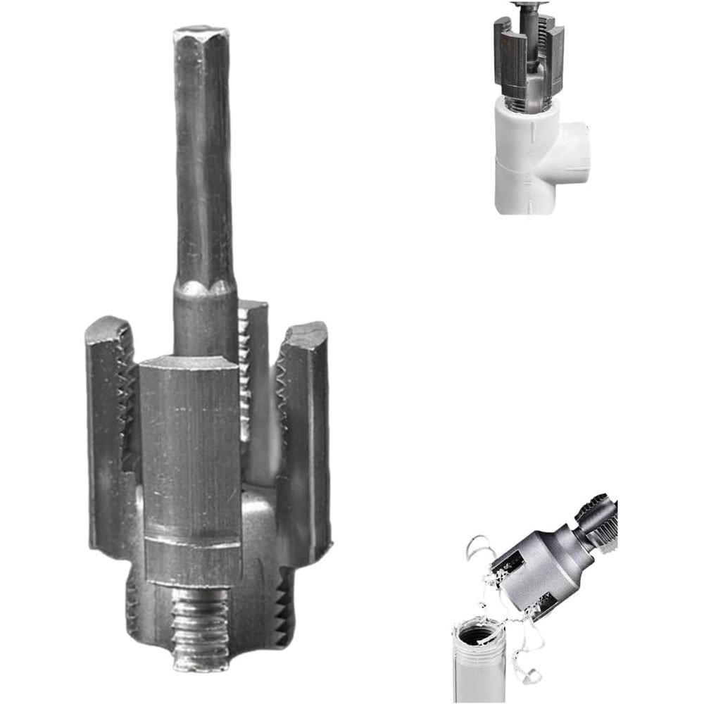 Ferramenta de Corte de Rosca de Tubo, Ferramenta Integrada de Rosqueamento Interno e Exter...