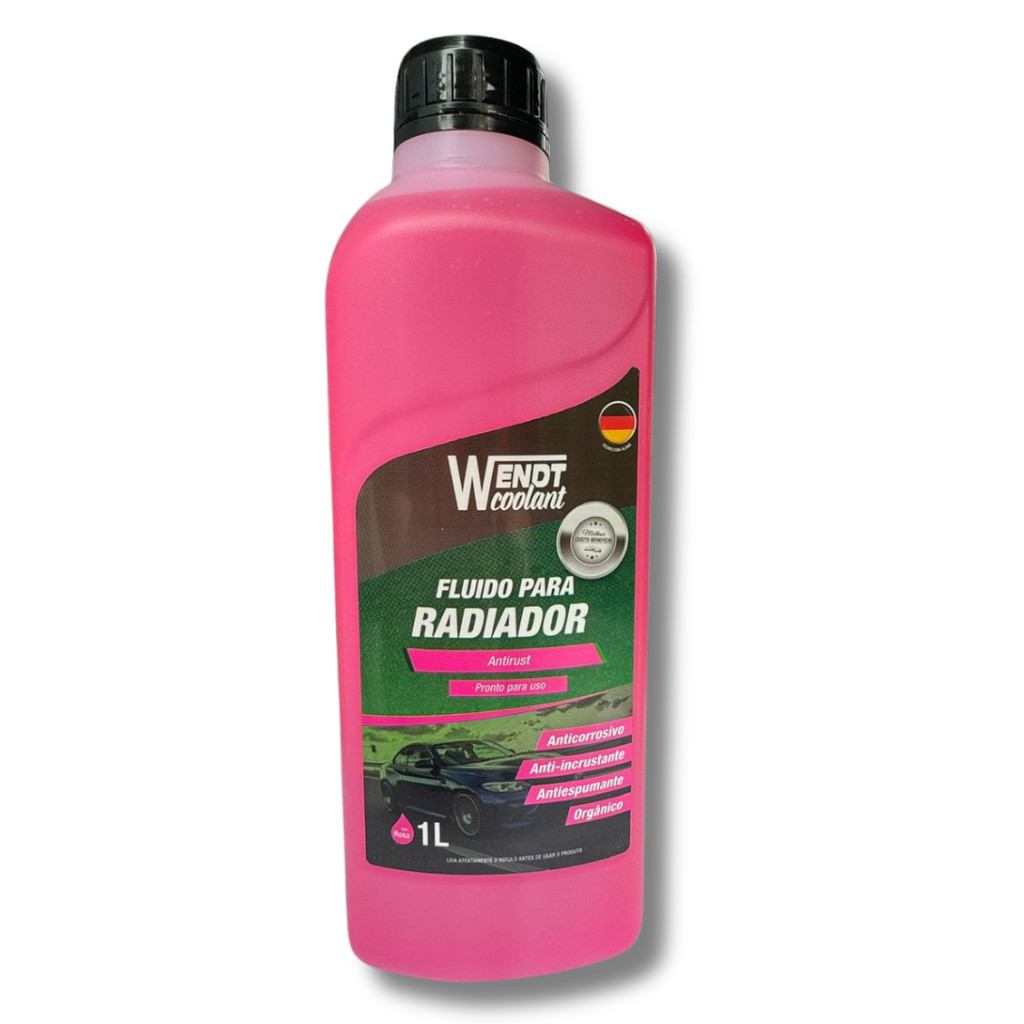 WENDT FLUIDO PARA RADIADOR ANTIRUST PRONTO PARA USO ORGANICO ROSA