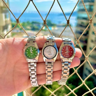 Relógio Orimet Pequeno Feminino a Prova D´Água Prata Premium Pulseira De Pulso em Oferta na Shopee