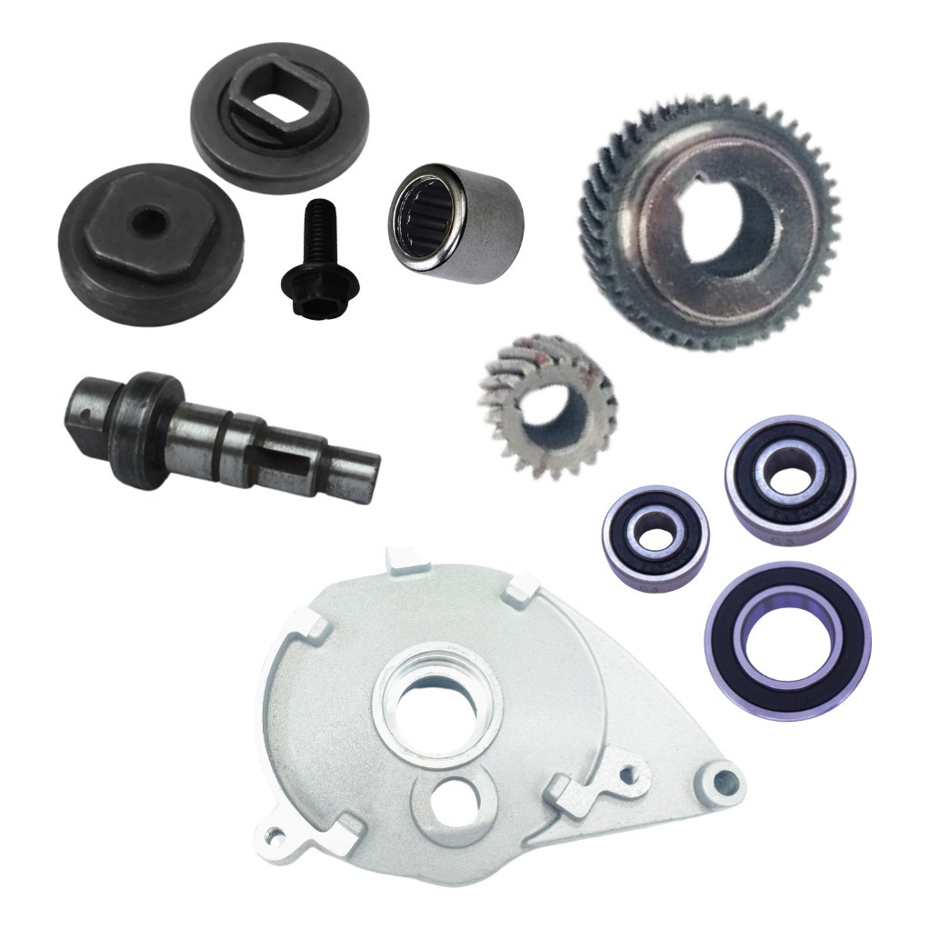Serra Marmore Makita 4100NH Eixo Engrenagem Pinhão Flange Prot Interno Parafuso Rol Agulha Rolamentos