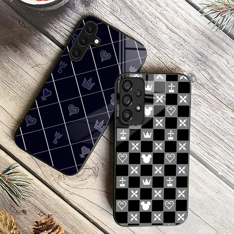 Kingdom Hearts 02 Capa De Telefone De Vidro Para Samsung Galaxy A14 A16 A30 A22 A32 A33 A34 A40 A42 A55 4G A52 A53 A54 A