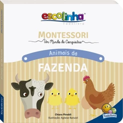 Escolinha Montessori | Meu Primeiro Livro de Atividades | Fazenda | Capa Dura