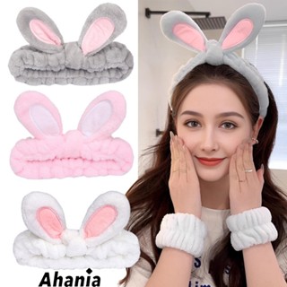 Faixa de Cabelo com Orelhas Maquiagem Skin Care e Limpeza Facial, Faixa Veludo Super Macio Flexivel Cores Aleatorios em Oferta na Shopee