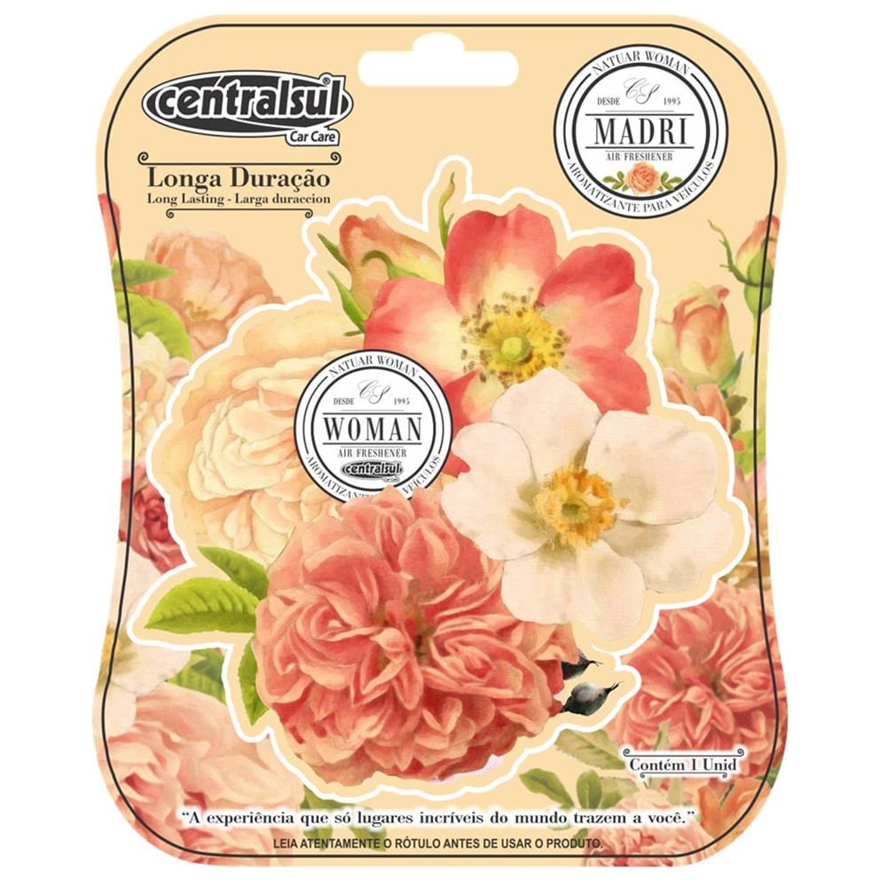 Aromatizante Miniatura Woman Madri (Folhinha) - CentralSul em Oferta na Shopee