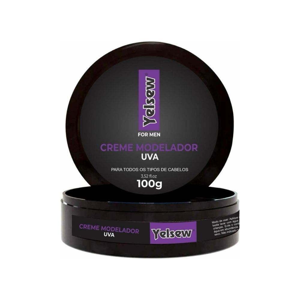 Creme Capilar Yelsew Modelador Uva 100g em Oferta na Shopee