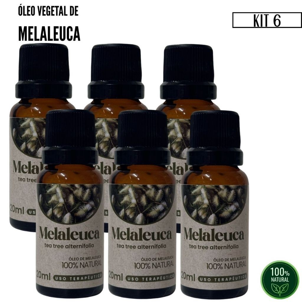 Kit 6 X Óleo de Melaleuca 100% natural 20 ml biosencia