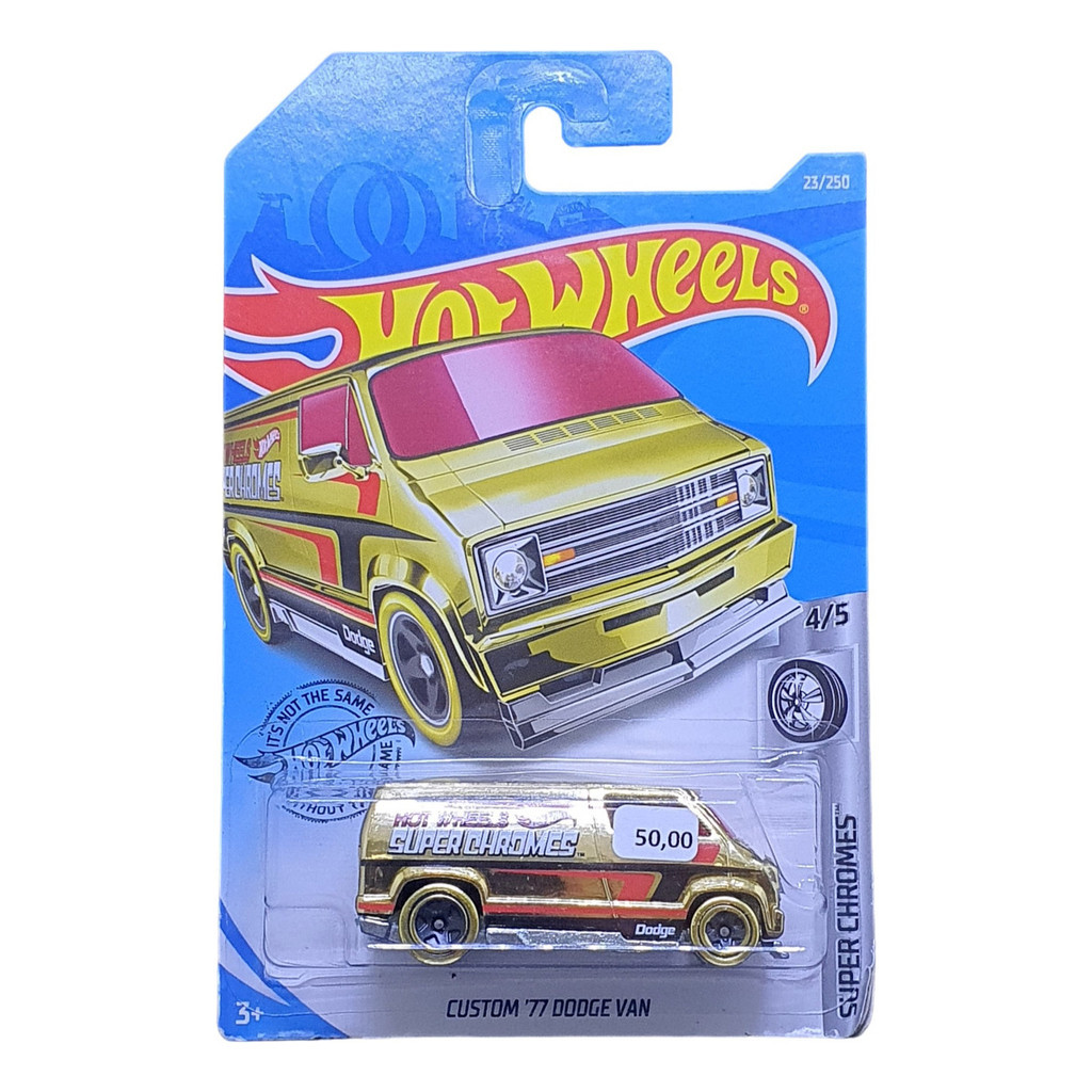 Carrinho Miniatura Hot Wheels Custom 77 Dodge Van - Mattel