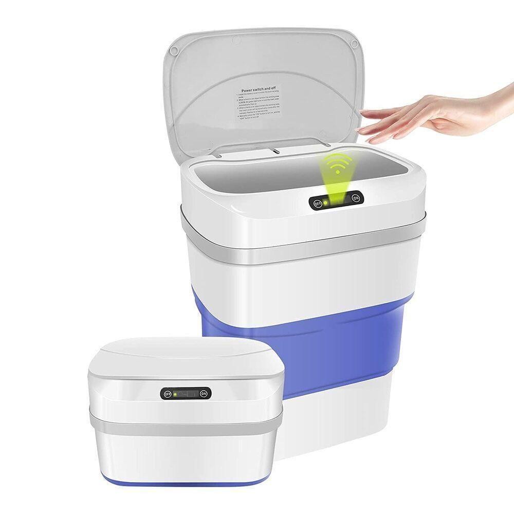 CESTO DE LIXO RETRATIL SMART LIXEIRA AUTOMATICA SENSOR INTELIGENTE PARA PRAIA CAMPING VIAGEM