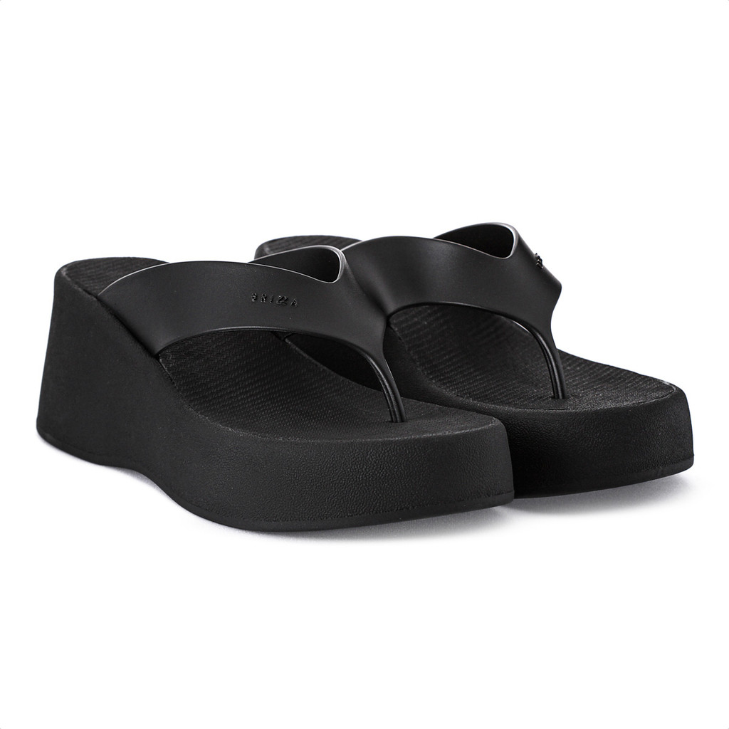 Sandália Brizza Arezzo Salto Médio Preto - Feminino