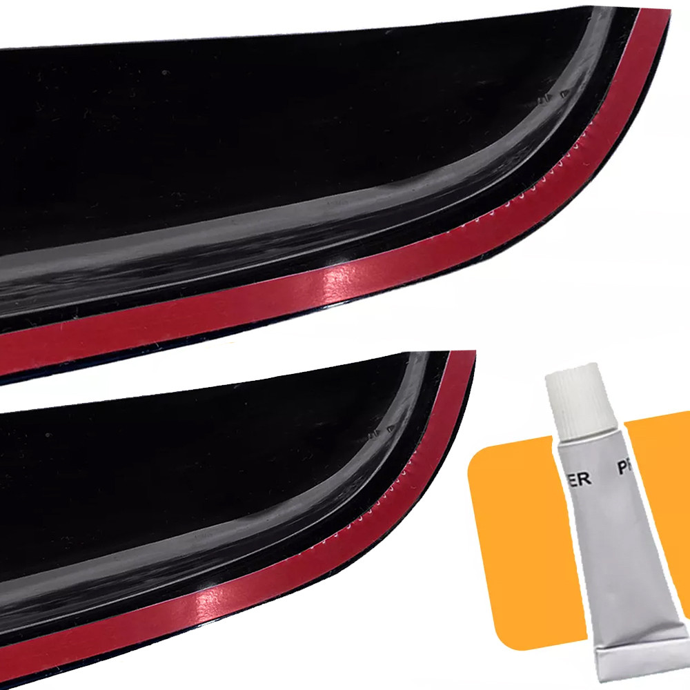 Calha de Chuva Suzuki Jimny 2009 a 2019 Ecoflex 36.001A Defletor Janela Kit