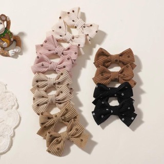6/12 Pçs Crianças Arco HairClips Menina Bowknot Franja De Cabelo Bolinhas Hairpin Criança Bebê Adorável Acessórios Para em Oferta na Shopee