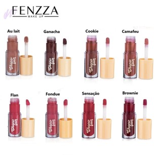 Kit C/2 Fenzza Choco Fun Gloss 8 cores gloss mais vendido cor GANACHE AU LAIT em Oferta na Shopee