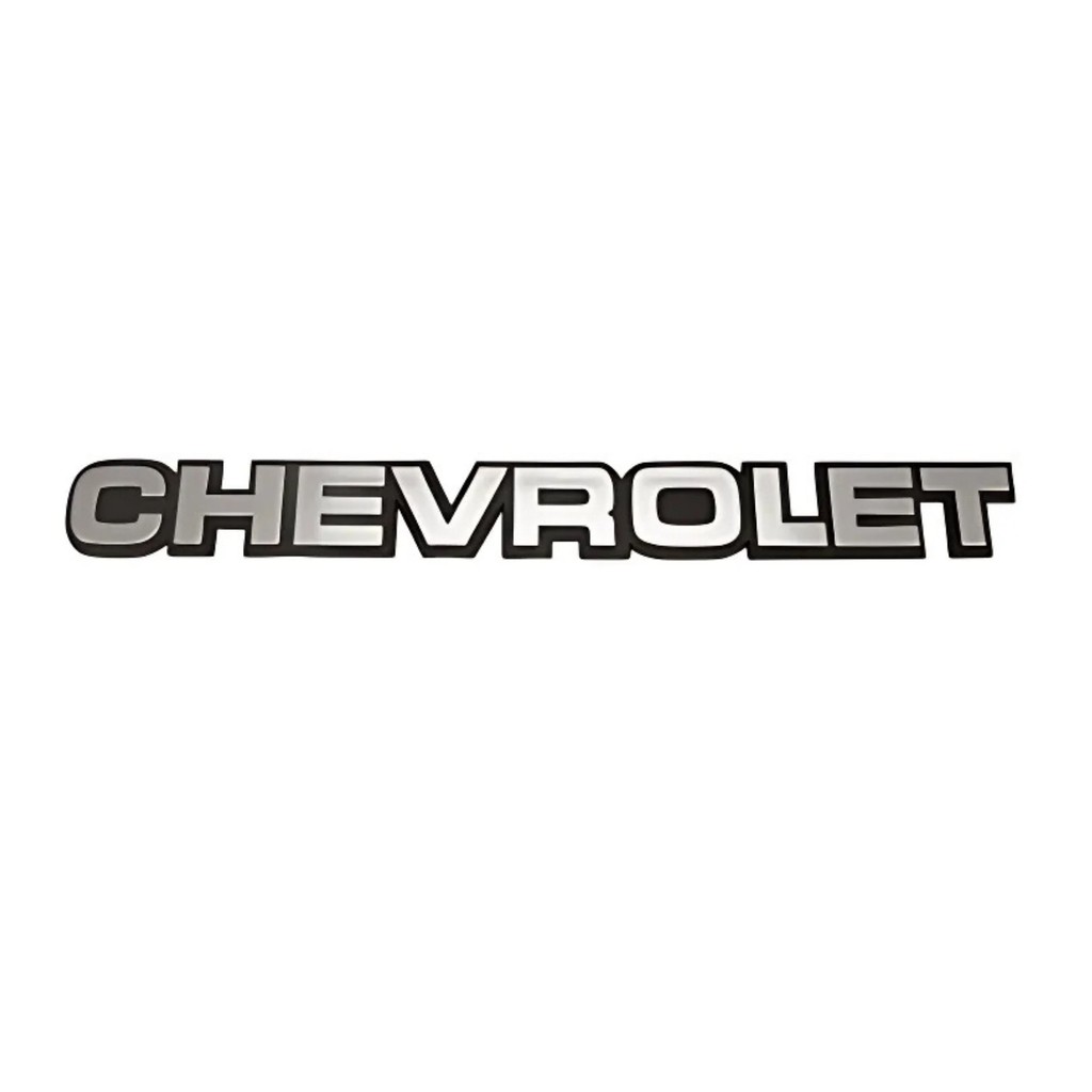 EMBLEMA CHEVROLET A10 83/96 A20 C10 C20 D10 D20 CINZA