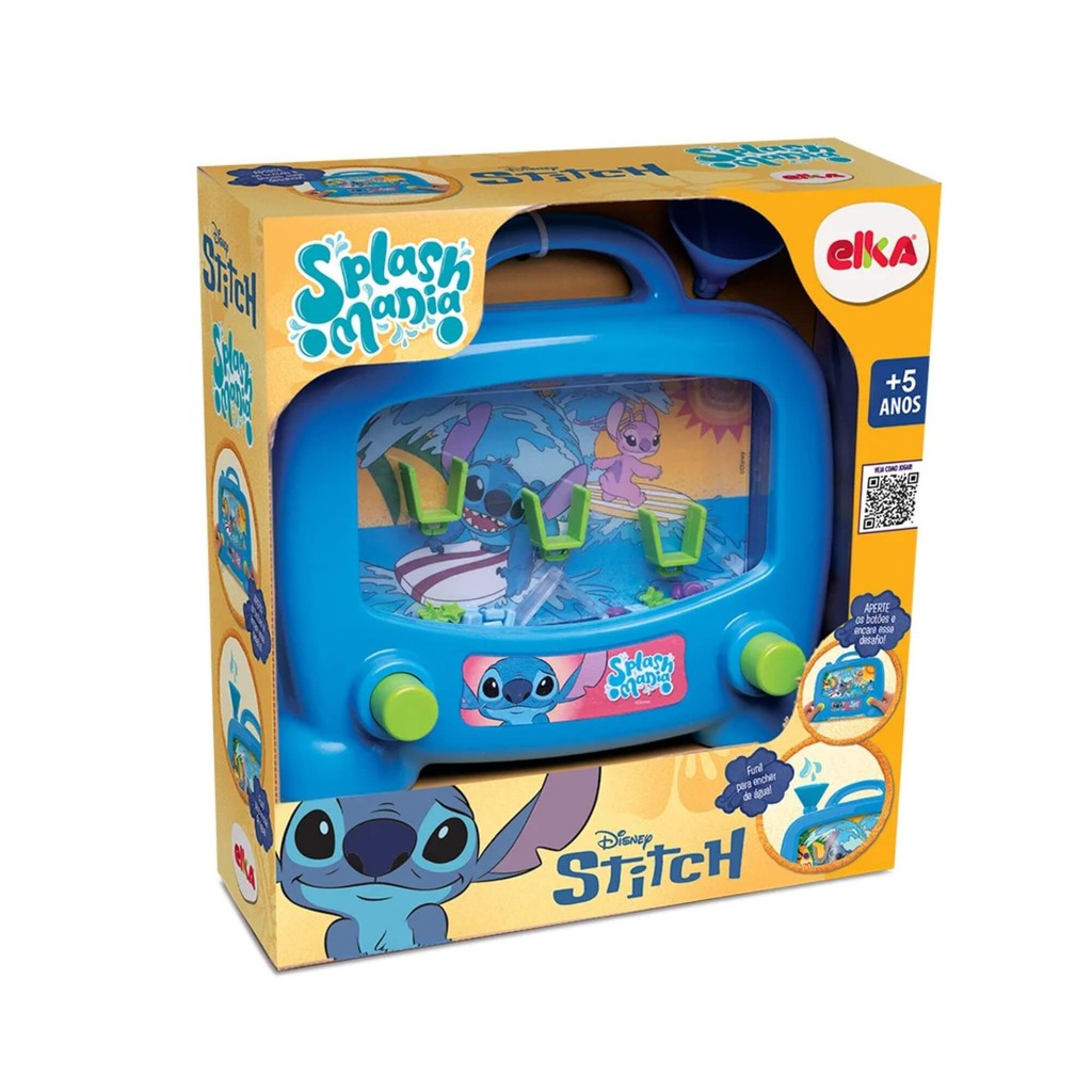 Brinquedo Infantil Splash Mania Stitch Elka - 1333