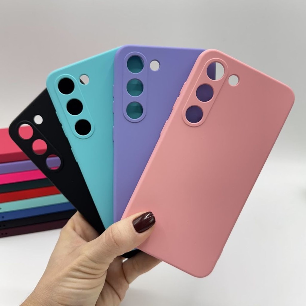 Capa Para Samsung Galaxy S23 Silicone Aveludada Capinha de Celular em Oferta na Shopee