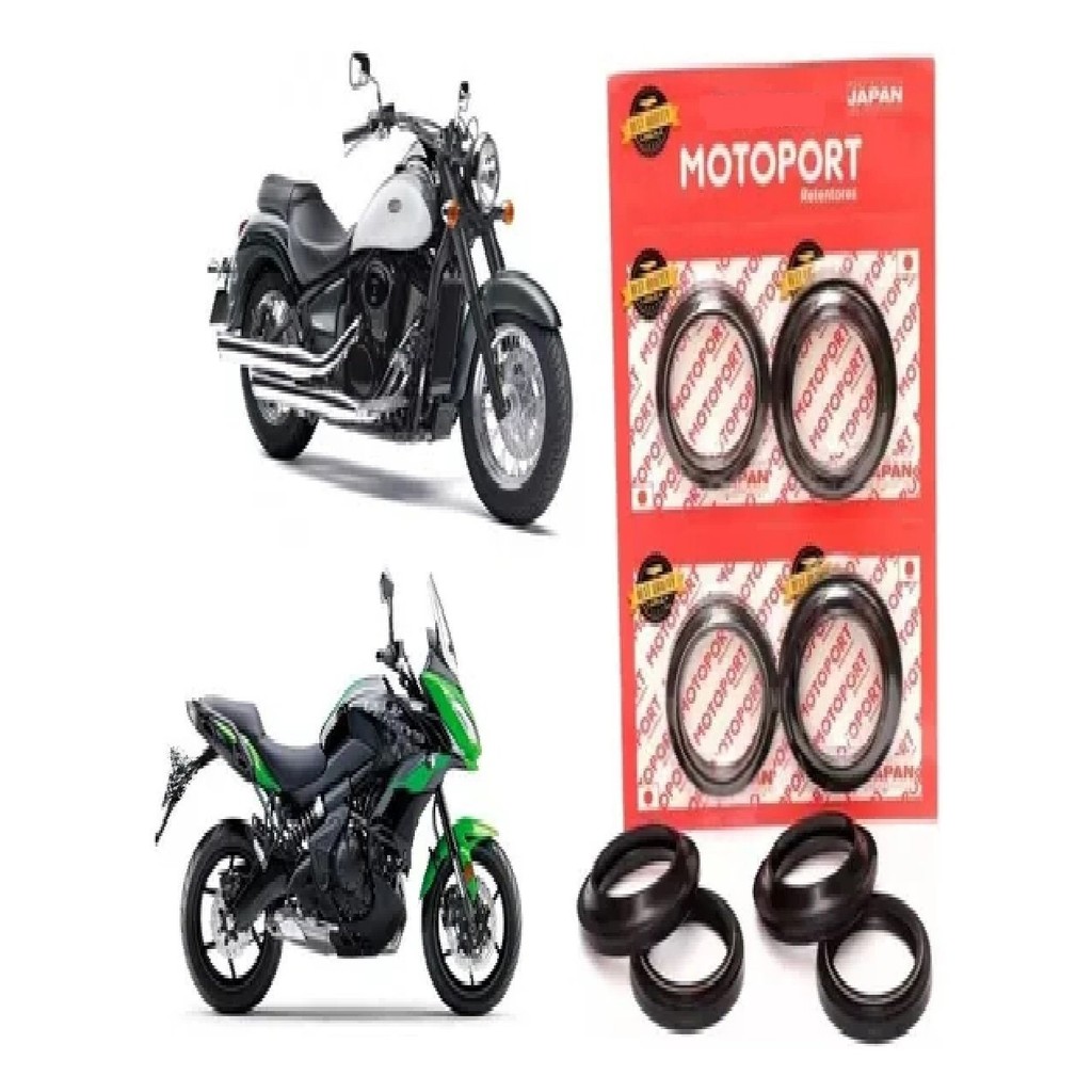 Guarda Pó Bengala + Retentor Kawasaki Versys650 Vulcan900
