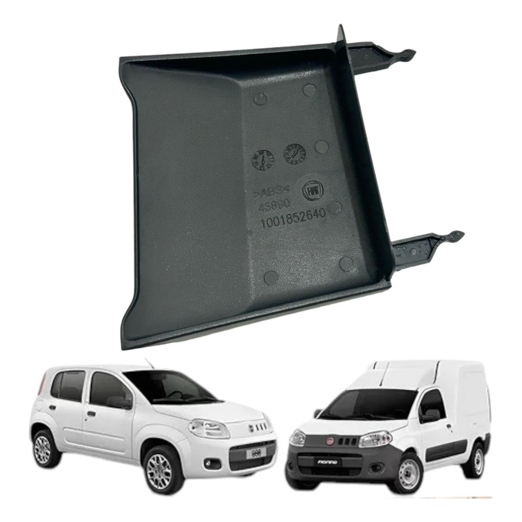 Acabamento Painel Central Fiat Uno Fiorino Ano 2010 A 2020