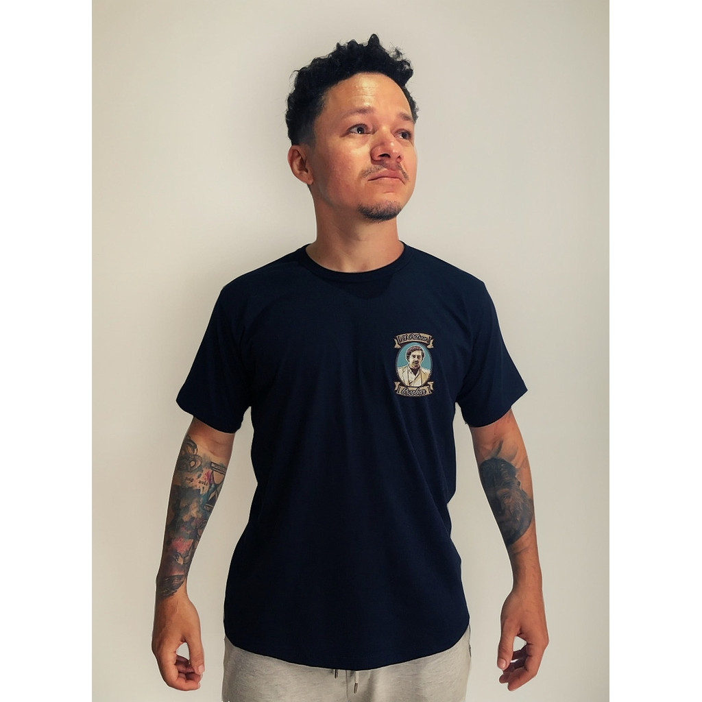 Camiseta Camisa Pablo Escobar El Patron Mafia Malha Premium