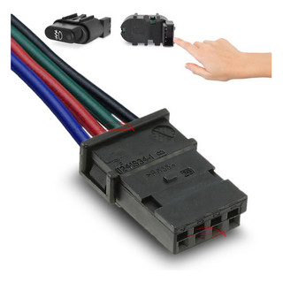Conector Plug Botão Farol Milha Neblina Celta 2007 Até 2010