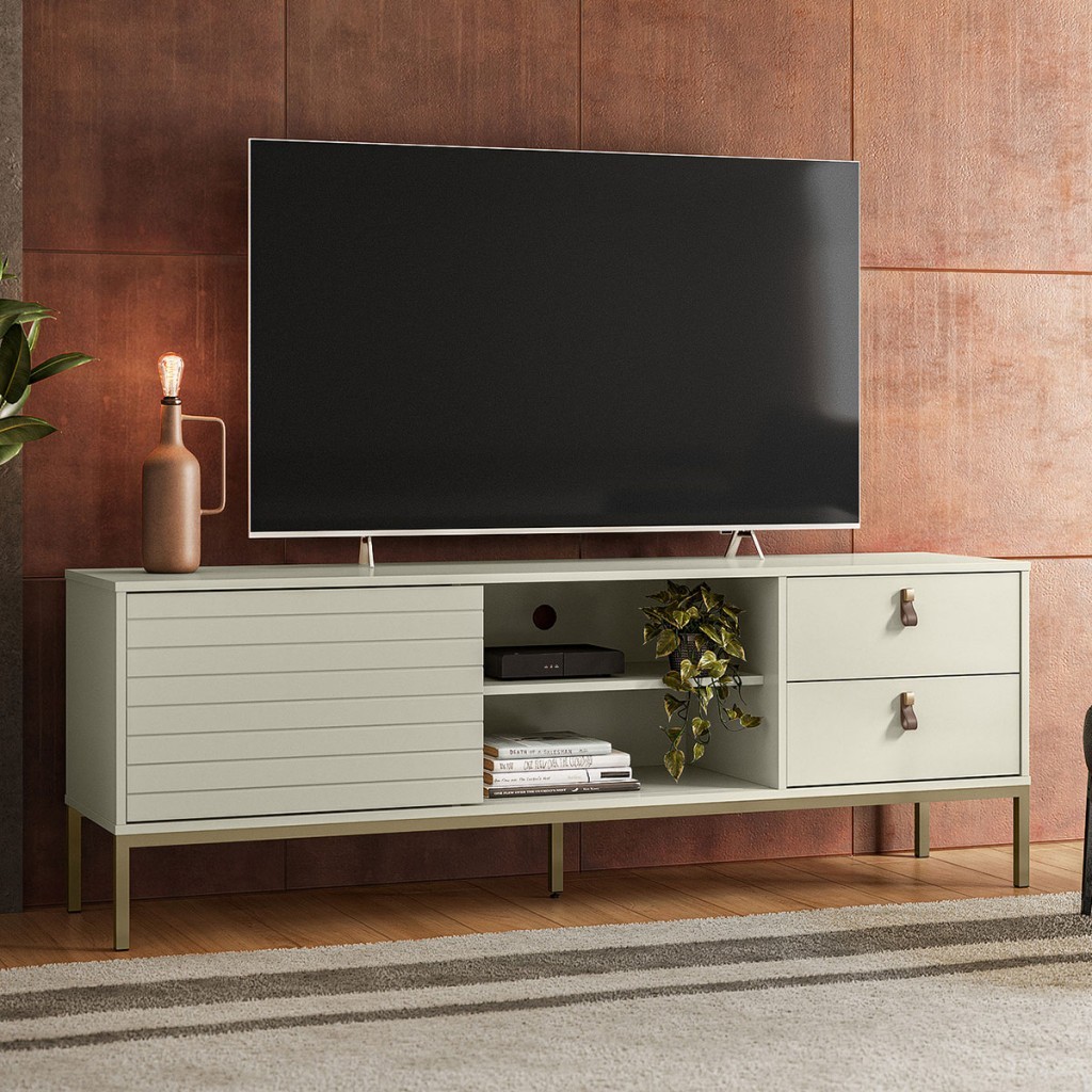 Rack para TV Até 60 Polegadas Industrial Anubis - Pnr Móveis em Oferta na Shopee