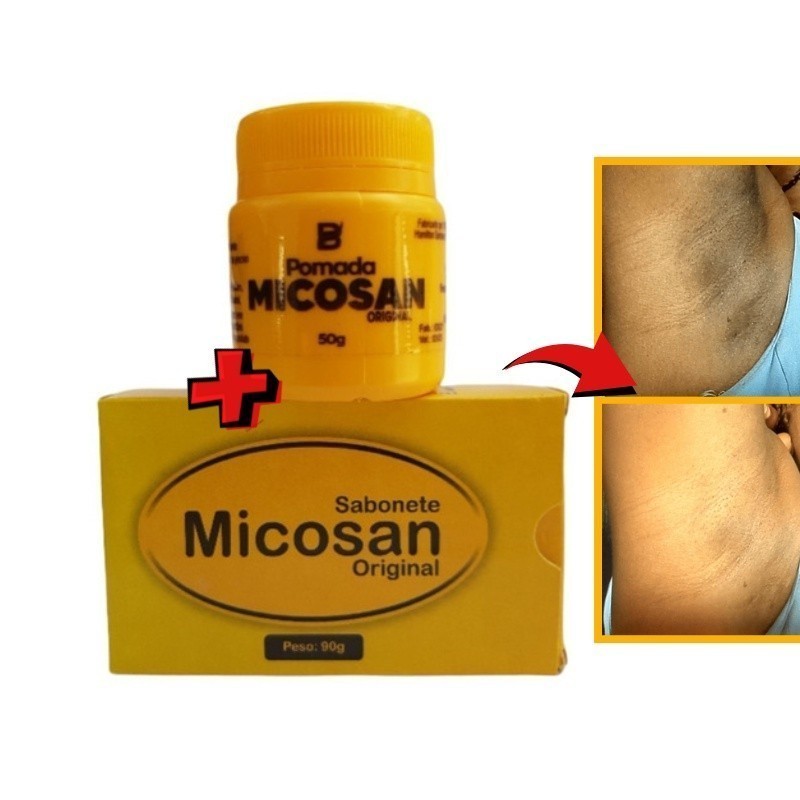 Micosan Original Pomada + Sabonete em Barra em Oferta na Shopee