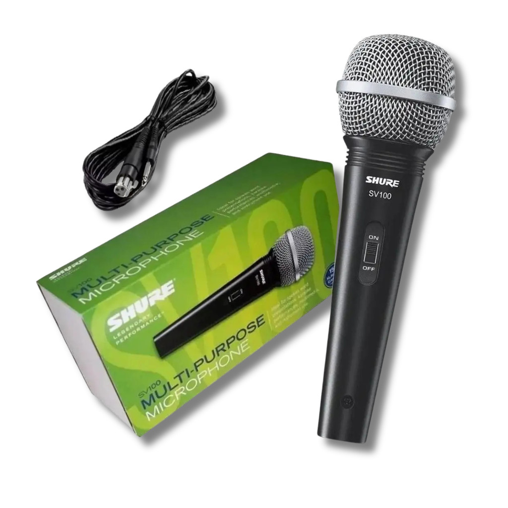 Microfone Unidirecional SV100 Original Shure Profissional