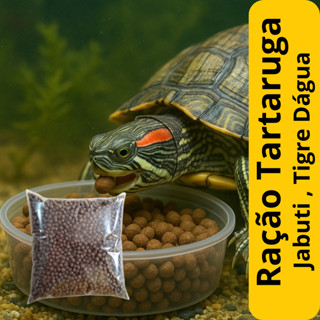 Ração para Tartaruga Jabuti Tigre D’Água – 100g 200g 400g – Alta Qualidade em Oferta na Shopee