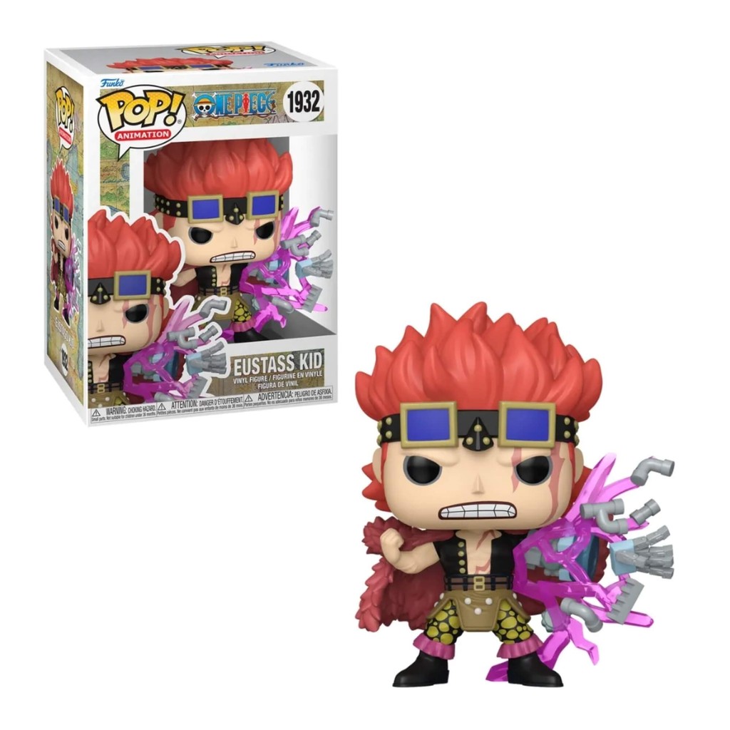 Boneco Funko Pop! One Piece Eustass Kid Colecionável Anime Pirata - Candide 12078