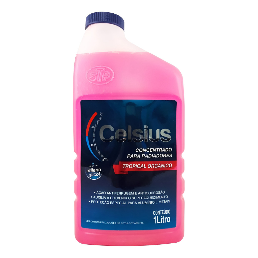 Aditivo De Radiador Stp Concentrado Celsius Tropical 1l - ROSA em Oferta na Shopee