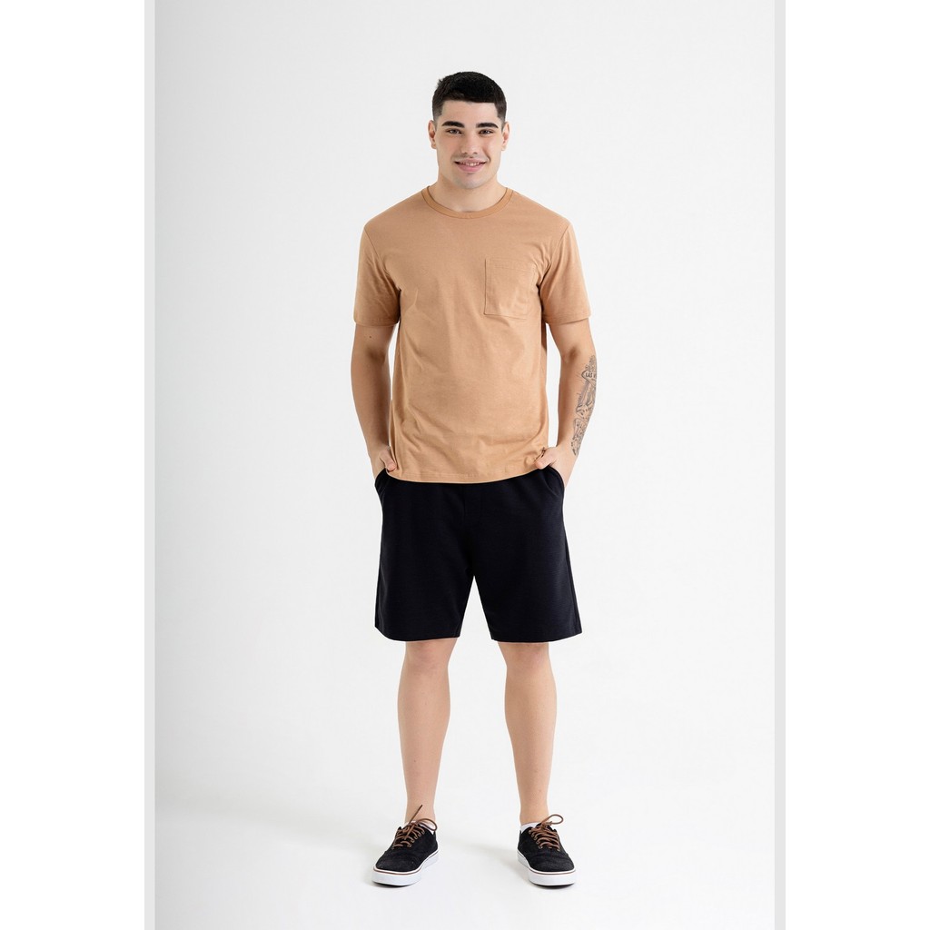 Bermuda Masculina em Moletom Gorgurão Just Basic em Oferta na Shopee