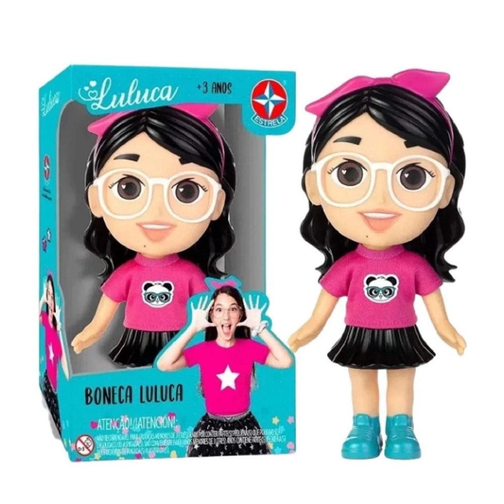 Boneca 23cm Luluca Youtuber Panda Estrela