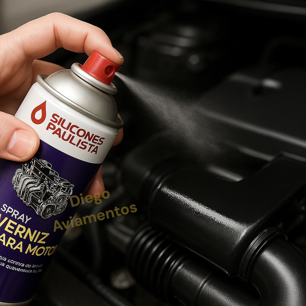 Spray Verniz para Motor Silicones Paulista 300ml / 180g em Oferta na Shopee