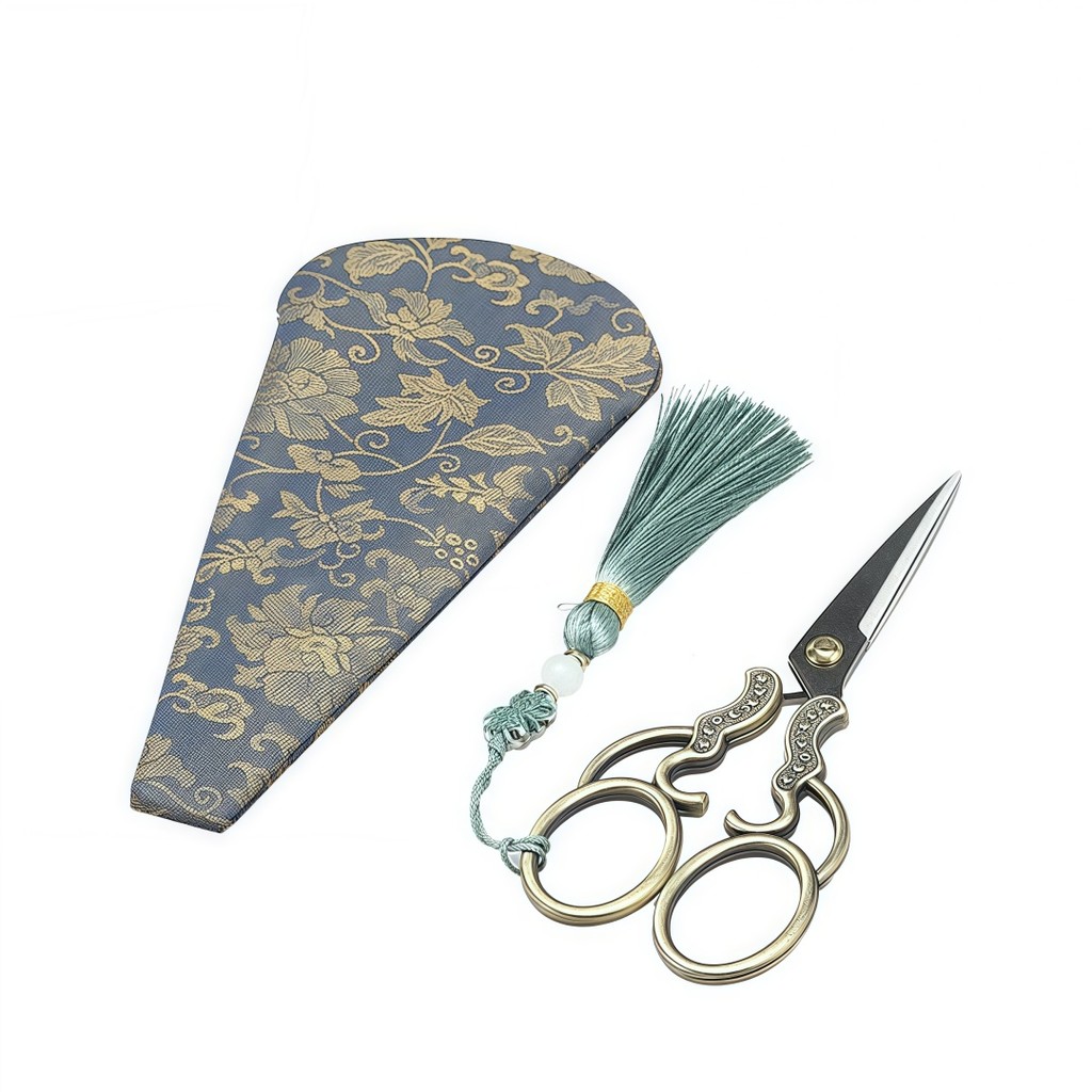 Conjunto De 3 Peças De Tesoura Doméstica Vintage Multiuso Inoxidável , Lâmina De Aço Para Costura De Artesanato/Decoraçã