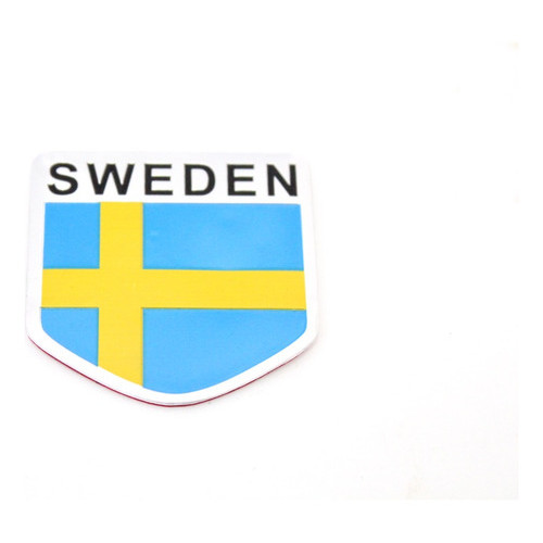 Emblema Bandeira Suécia Sweden Volvo Xc40 C30 Xc60 V40 V90 S