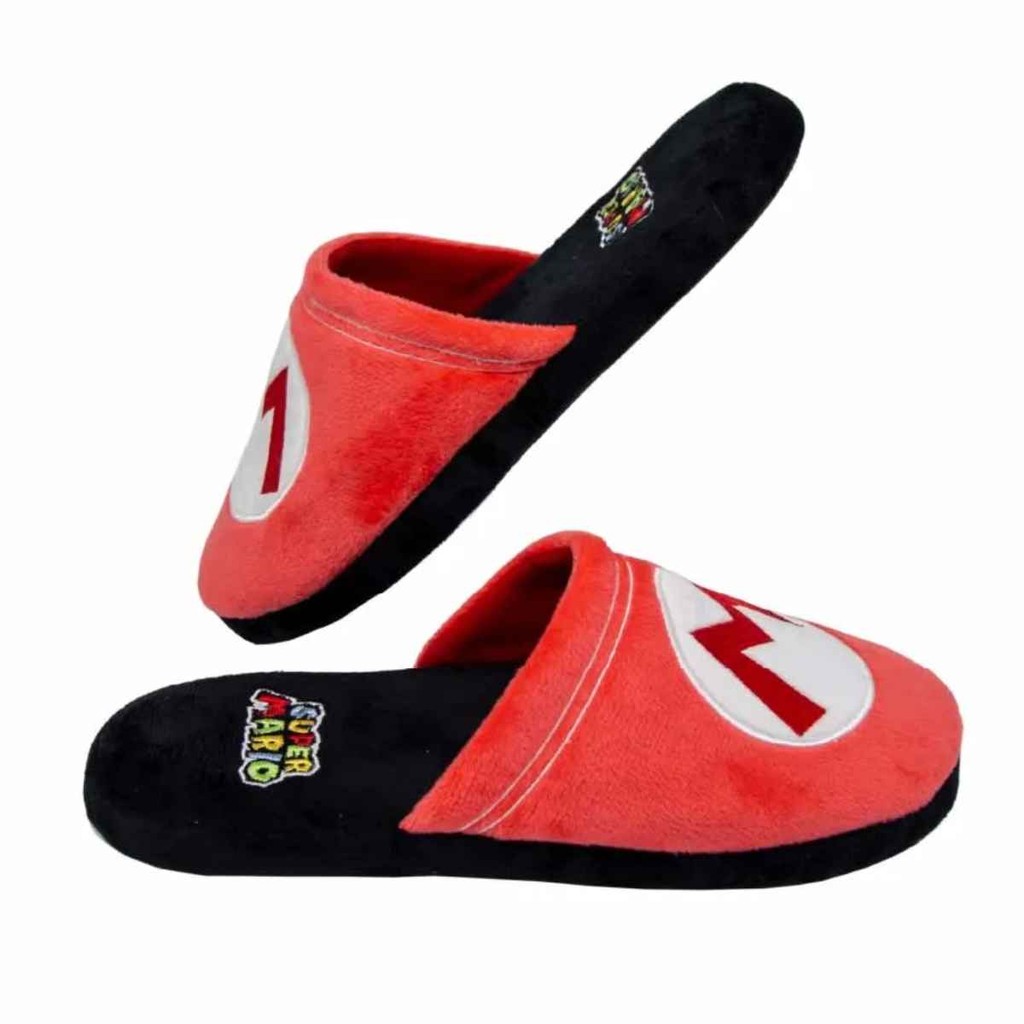 Pantufa Super Mario Bros., Tamanhos 33 Ao 44, Chinelo De Quarto Original - Zona Criativa