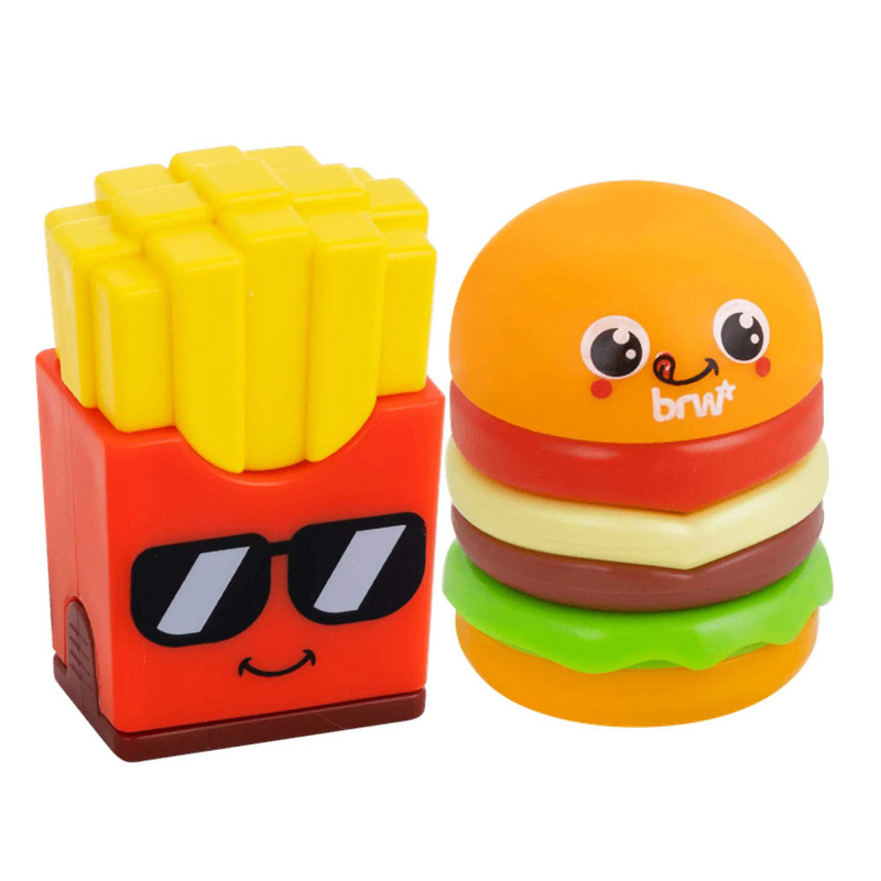 APONTADOR COM DEPÓSITO E BORRACHA - FAST FOOD SORTIDO-BRW