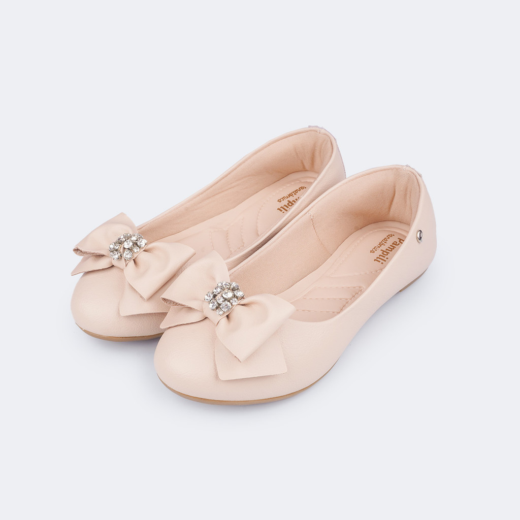 Sapatilha Infantil Strass Brilhante Pampili