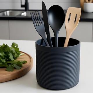 Organizador De Bancada Pote Para Utensílios de Cozinha Talheres em Oferta na Shopee